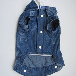 NEW $20 TOP PAW DENIM DOG JACKET SIZE SMALL
